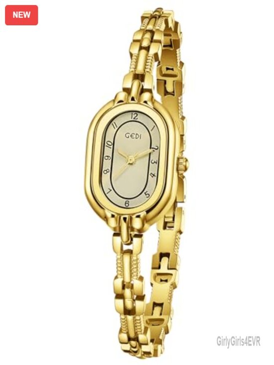 Vintage Oval Dress Watch Quartz Movement Stainless Steel Band Water Resistant main image 6